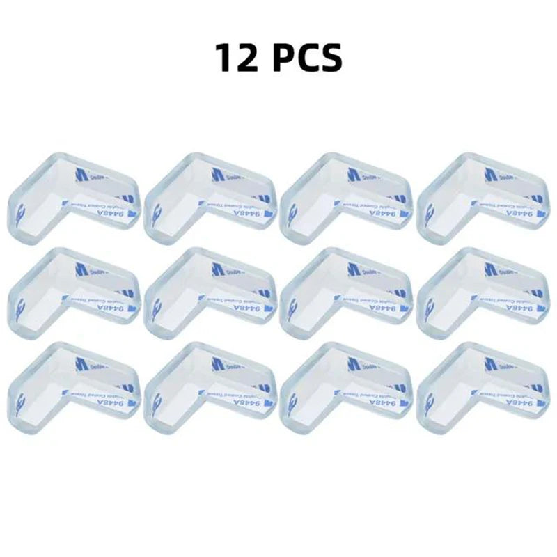 4pcs/8pcs/12pcs Children Baby Safety Silicone Protector Table Corner Edge Protector Child Anti-collision Edge Protector