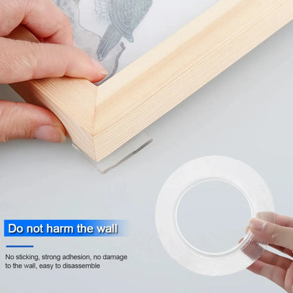 1/3/5M Double Sided Tape Transparent Acrylic Reusable Waterproof Adhesive Tracsless Tape Gadget Doble Cara Nano Tapes