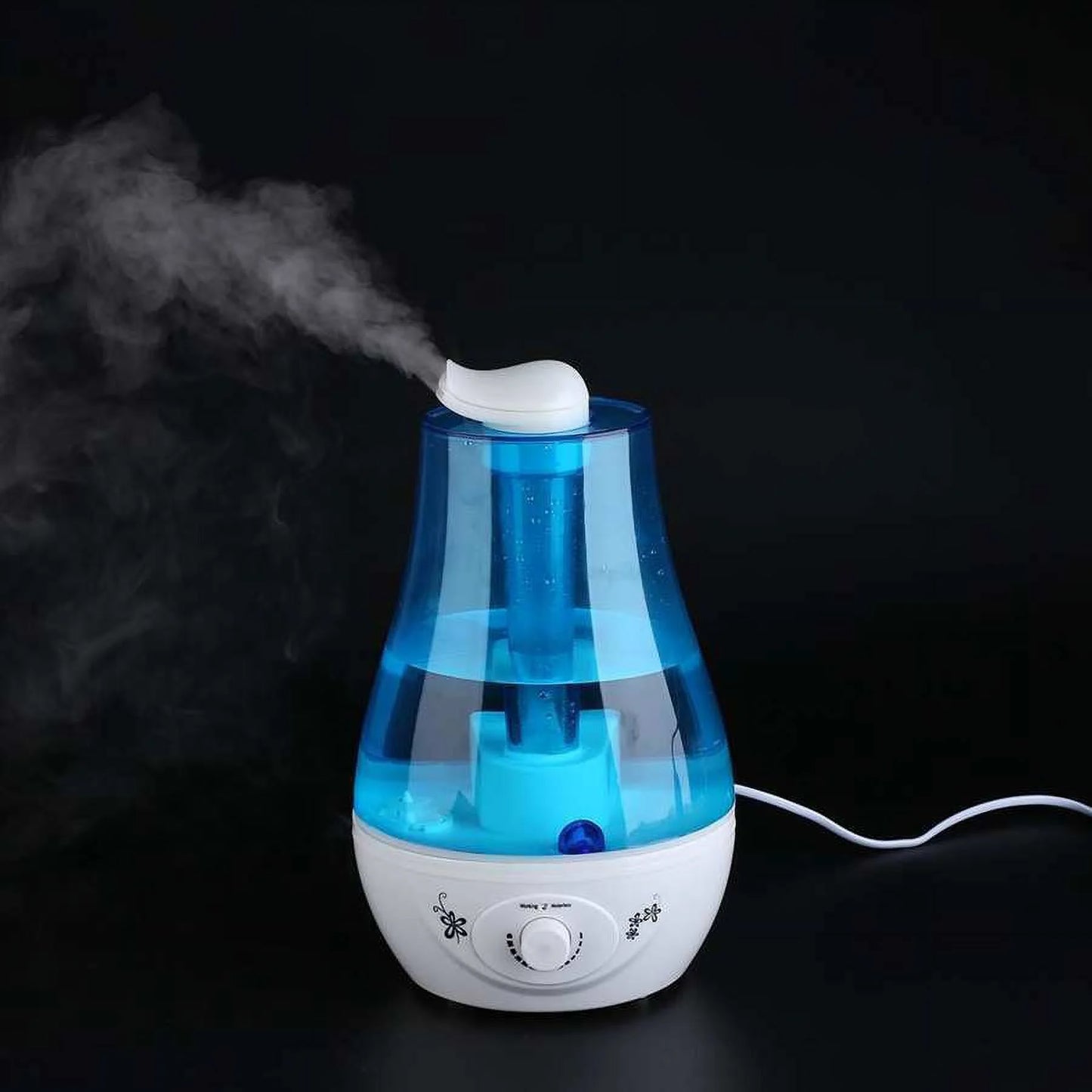 3L Ultrasonic Air Humidifier Mini Aroma Humidifier with LED Lamp Essential Oil Humidifier Diffuser Mist Maker Fogger