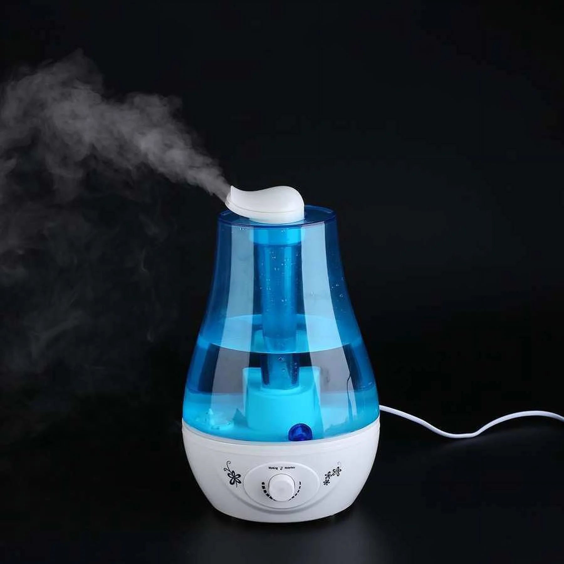 3L Ultrasonic Air Humidifier Mini Aroma Humidifier with LED Lamp Essential Oil Humidifier Diffuser Mist Maker Fogger