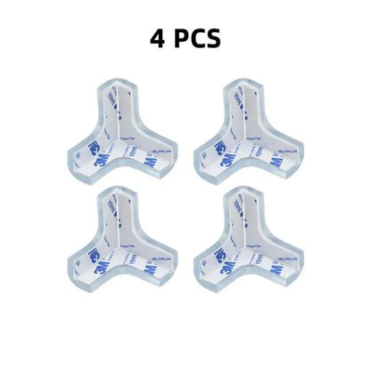 4pcs/8pcs/12pcs Children Baby Safety Silicone Protector Table Corner Edge Protector Child Anti-collision Edge Protector