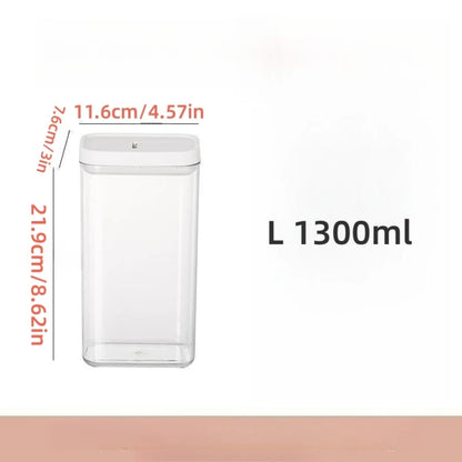 1PC Sealed Food Storage Box with Lid, Multiple Sizes Food Storage Organiser for Dry Food Cereal Storage