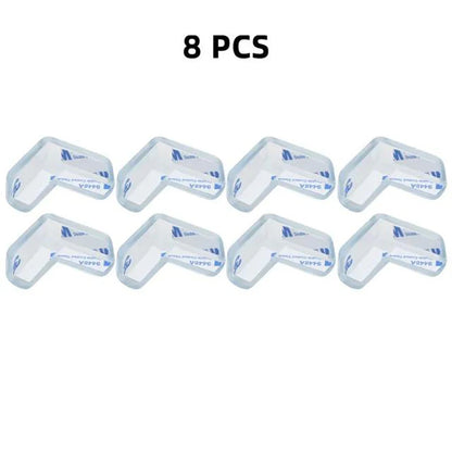 4pcs/8pcs/12pcs Children Baby Safety Silicone Protector Table Corner Edge Protector Child Anti-collision Edge Protector