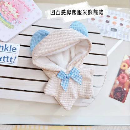 Doll Clothes for 17Cm Labubu Doll Toy Cute Mini Plush Doll'S Clothes Outfit Accessories Suit Jumpsuit Dress Fans Children Gift