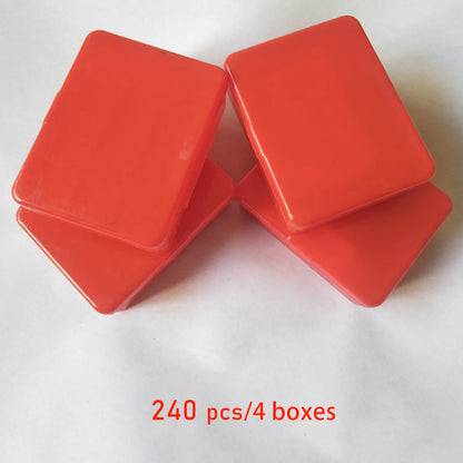 60pcs/Box Double Sided Adhesive Tape Home Improvement No-trace Tape Strips Waterproof Wall Sticker Transparent Double Face Tapes