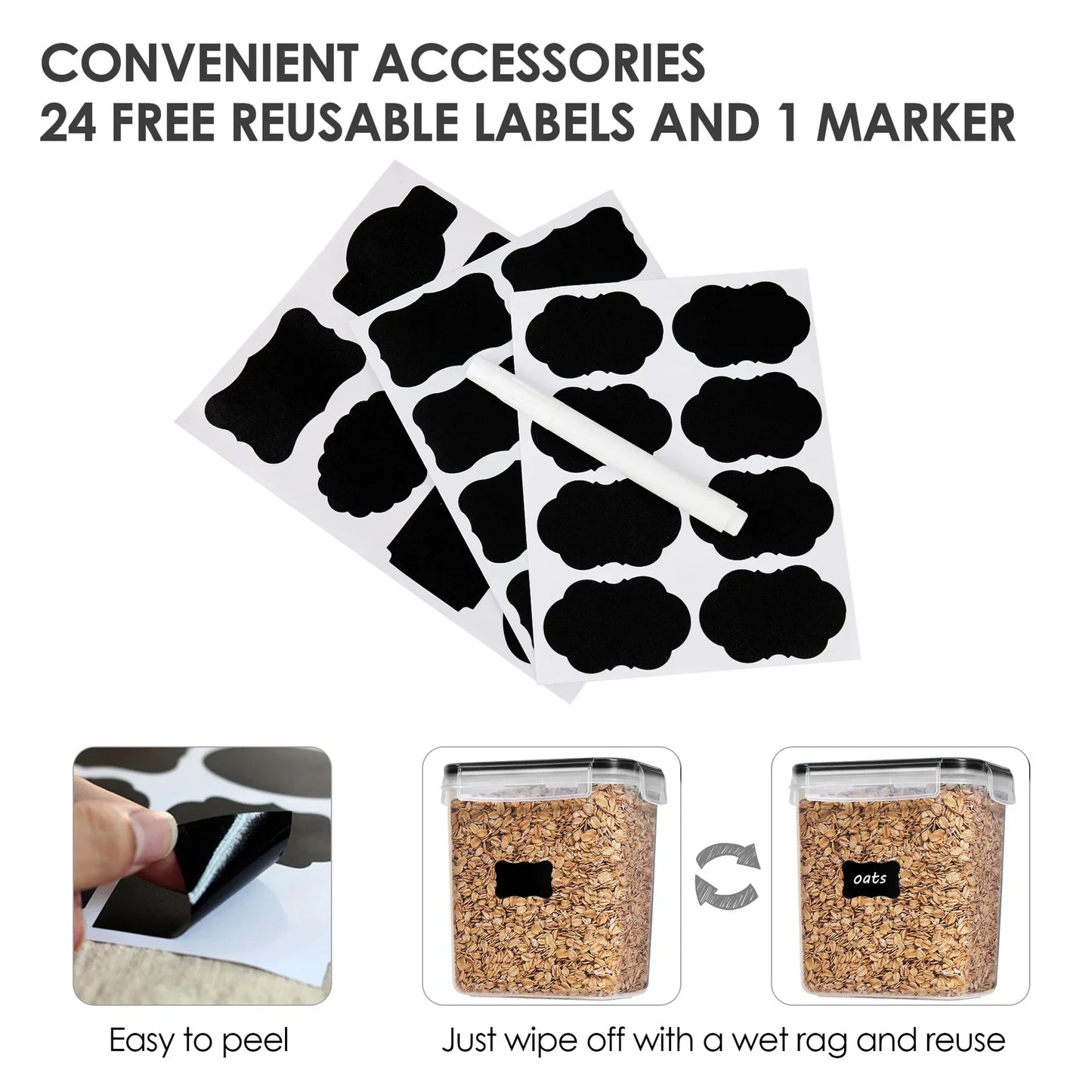 7Pcs Container for Food Storage Set Kitchen Food Container Large Food Storage Containers Box Kitchen Organizer Multigrain