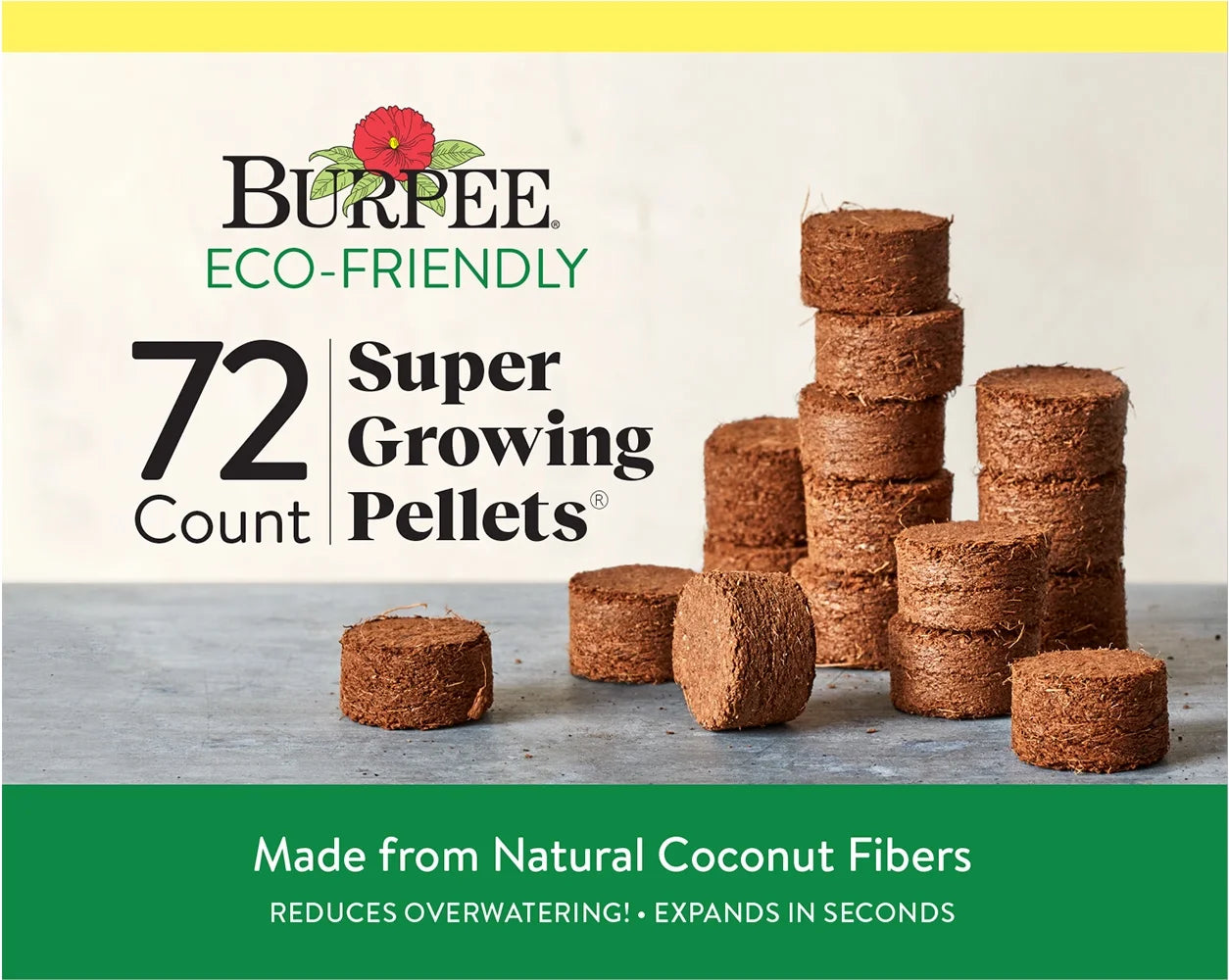 72-Cell Super Growing Pellets, for Indoor Seed Starting, Fits All  Seed Starting Trays