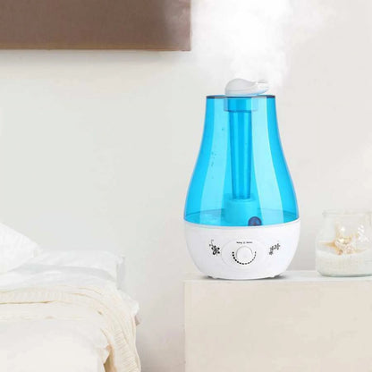 3L Ultrasonic Air Humidifier Mini Aroma Humidifier with LED Lamp Essential Oil Humidifier Diffuser Mist Maker Fogger