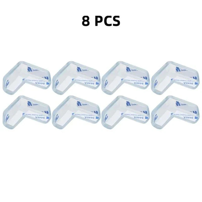 4pcs/8pcs/12pcs Children Baby Safety Silicone Protector Table Corner Edge Protector Child Anti-collision Edge Protector