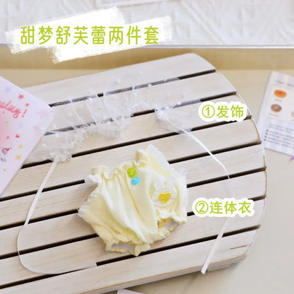 Doll Clothes for 17Cm Labubu Doll Toy Cute Mini Plush Doll'S Clothes Outfit Accessories Suit Jumpsuit Dress Fans Children Gift