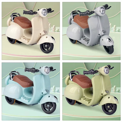 Labubu Doll Mini Electric Motorcycle,Labubu Doll Accessories, Fun Cute Doll Toys,With Lights and Music,Diy Kid Christmas Gift