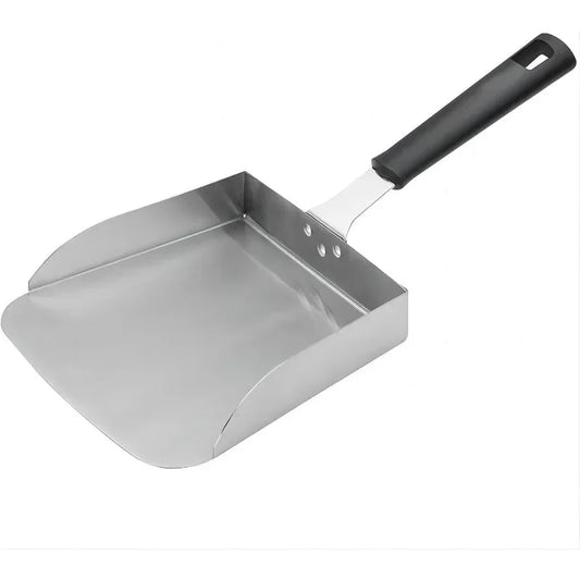 Stainless Steel Food Spatula BBQ Spatula Griddle Food Mover Multifunctional Food Shovel BBQ Tools Kitchen Accessories Outdoor