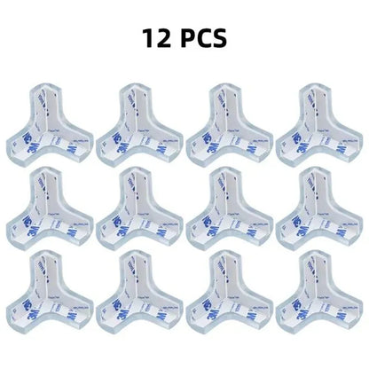 4pcs/8pcs/12pcs Children Baby Safety Silicone Protector Table Corner Edge Protector Child Anti-collision Edge Protector