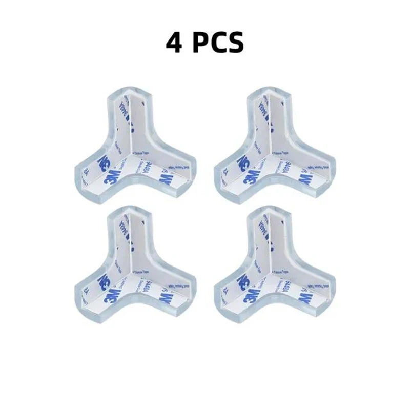 4pcs/8pcs/12pcs Children Baby Safety Silicone Protector Table Corner Edge Protector Child Anti-collision Edge Protector