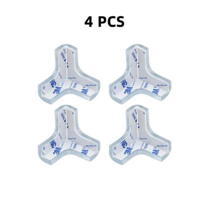 4pcs/8pcs/12pcs Children Baby Safety Silicone Protector Table Corner Edge Protector Child Anti-collision Edge Protector