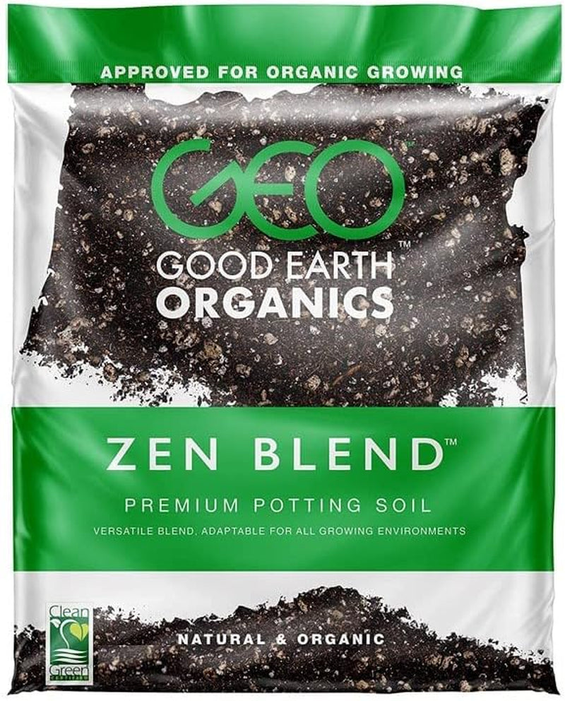 Good Earth Organics, Zen Blend Premium Potting Soil, Organic All Purpose Seed Starter Soil for Leafy Greens, Tomatoes & Other Seedlings, Seeds and Starts (2.5 Gallon)
